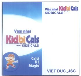 Nhãn hiệu KidbiCals Viên nhai KIDBICALS Calci D3 Magie, hình
